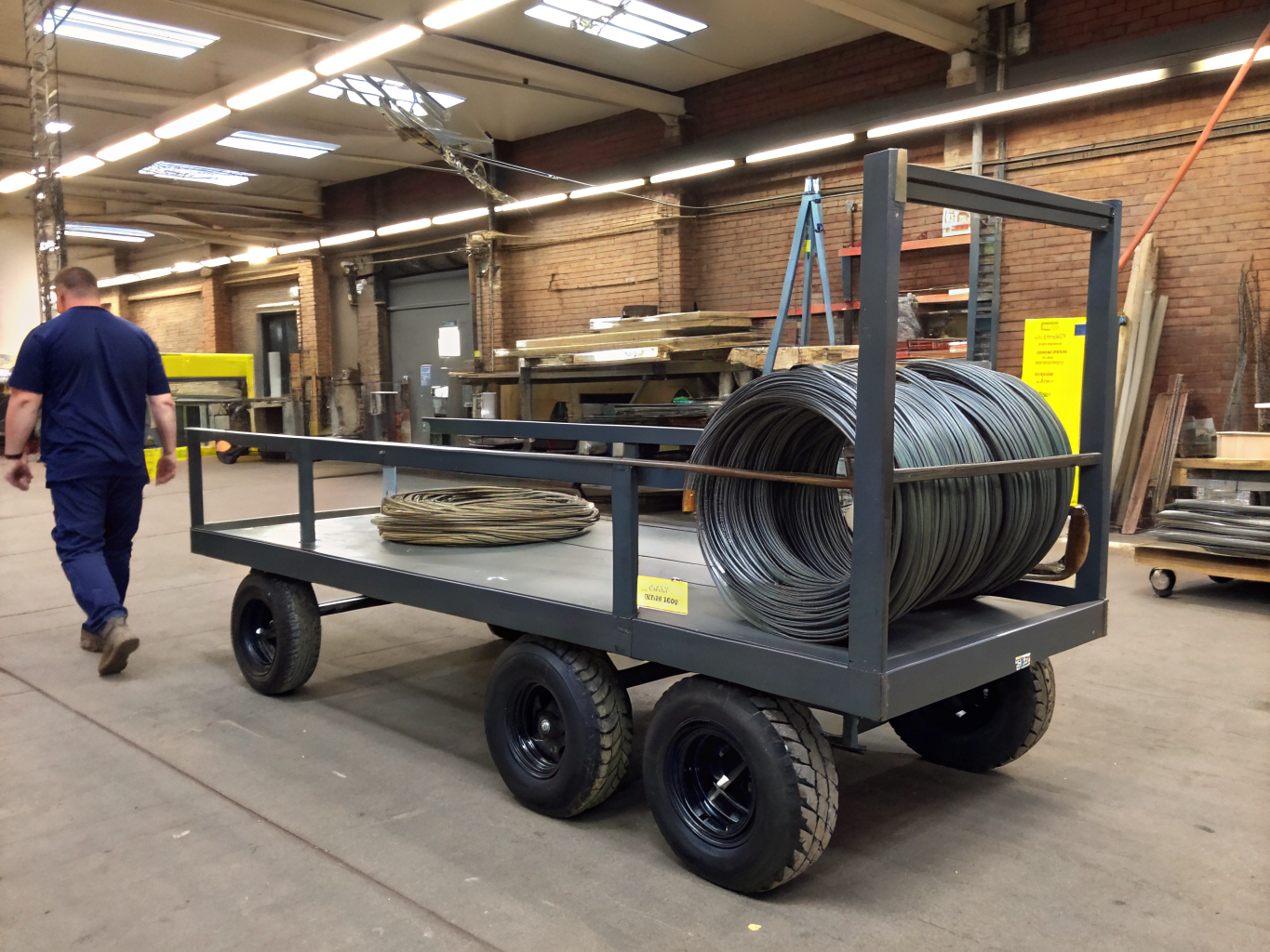 Heavy-Duty Material Cart
